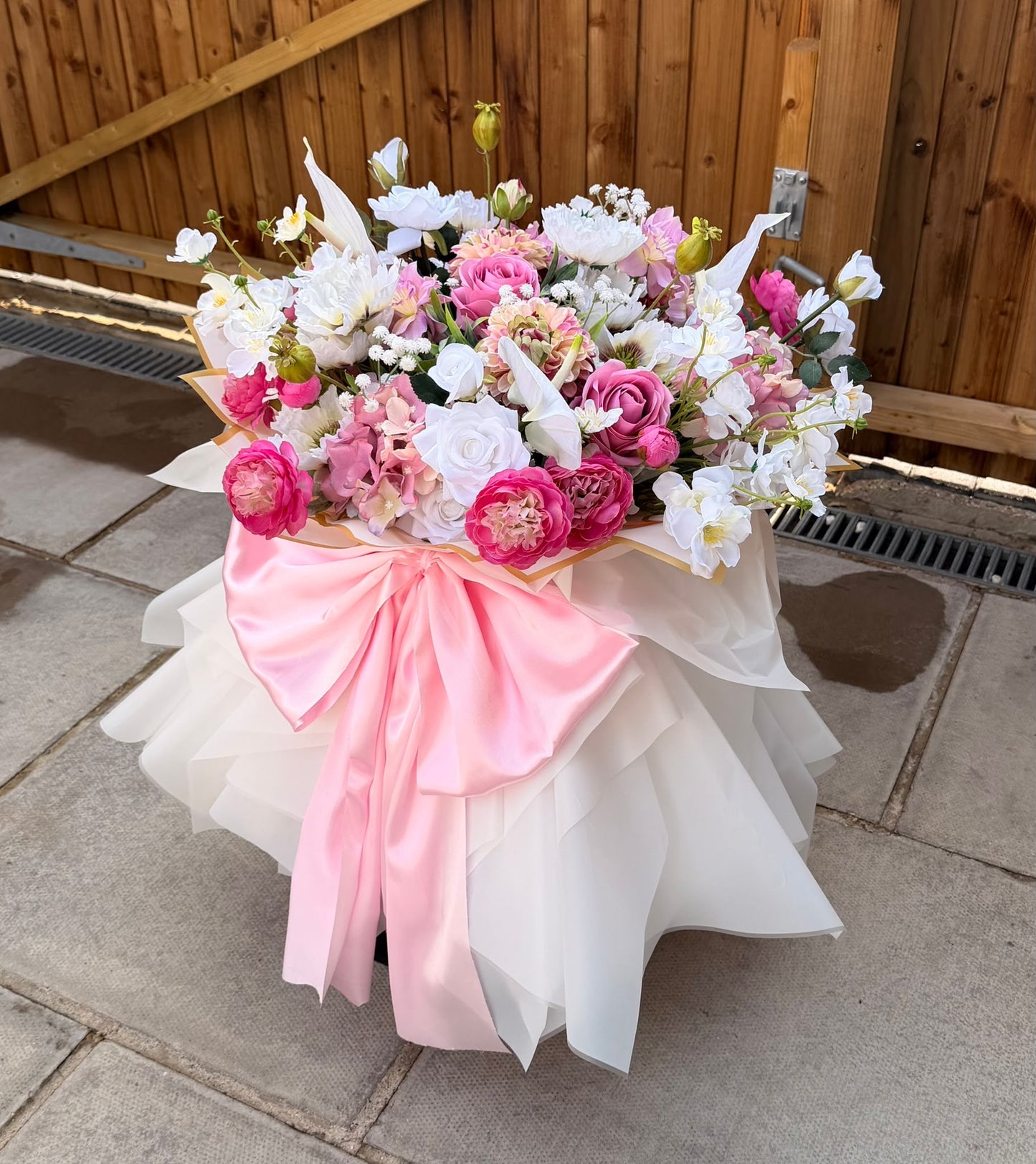Pink Elegance Artificial Bouquet