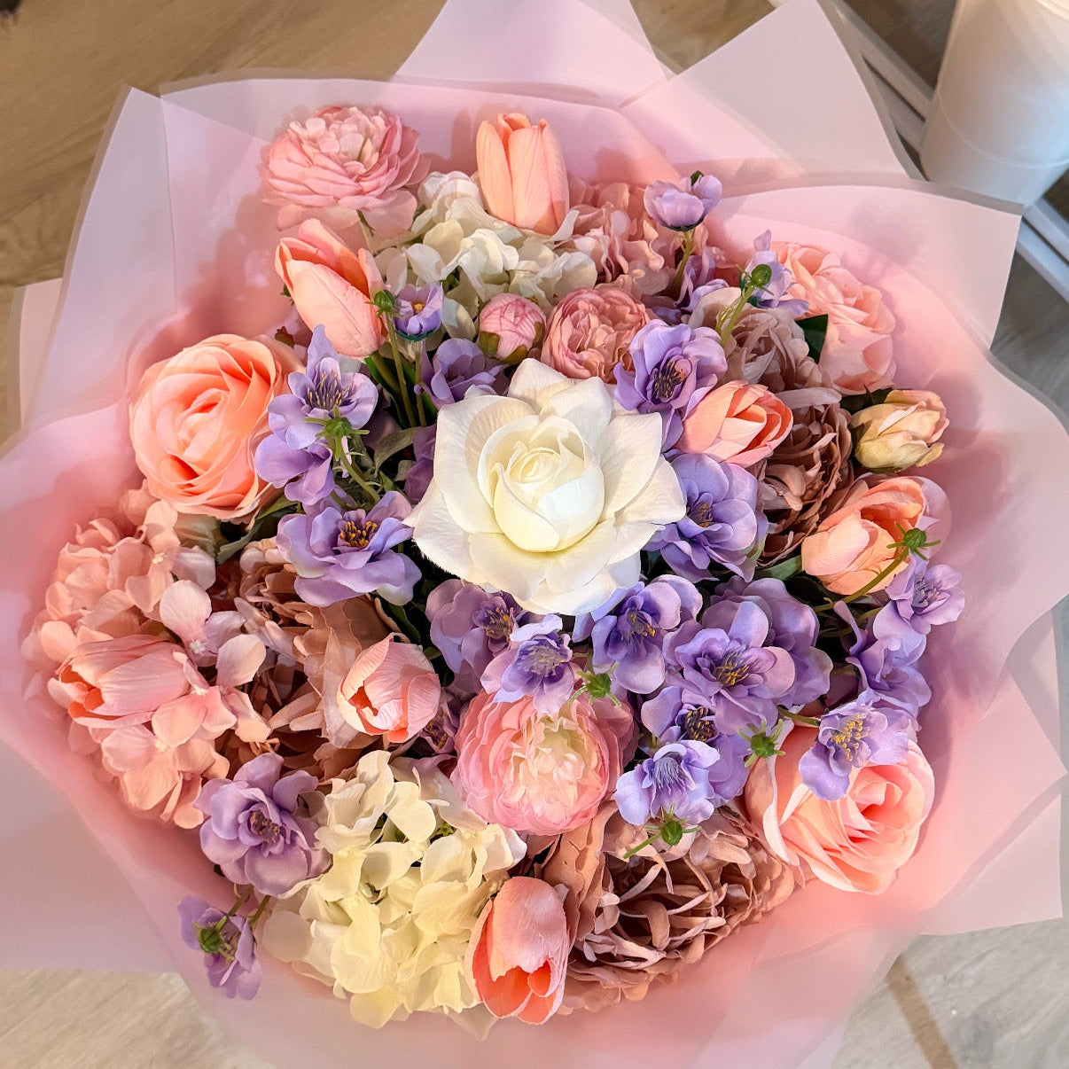 Blush Lavender Artificial Bouquet