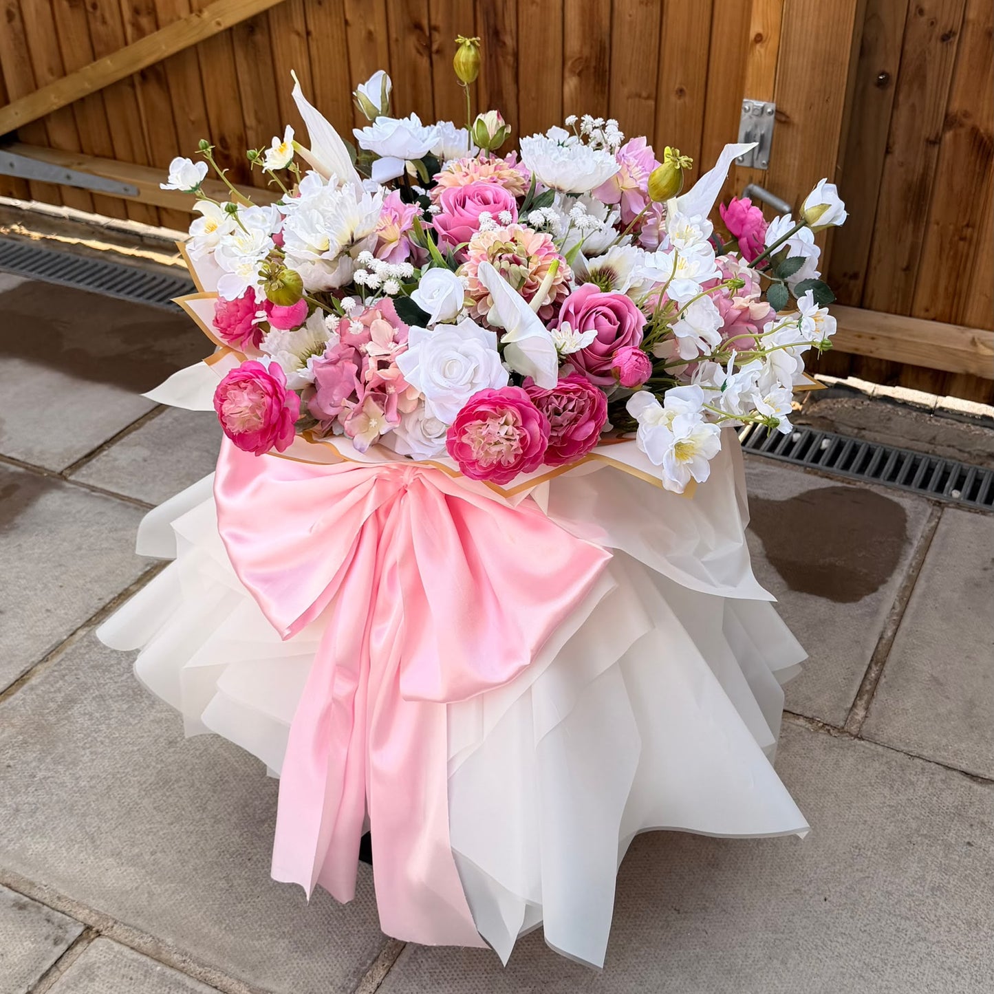 Pink Elegance Artificial Bouquet
