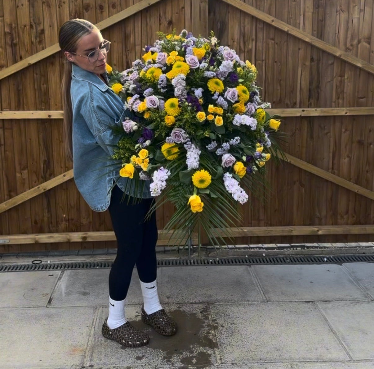 Coffin Spray Funeral Tribute