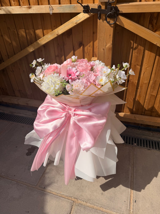 Blush & Ivory Artificial Bouquet
