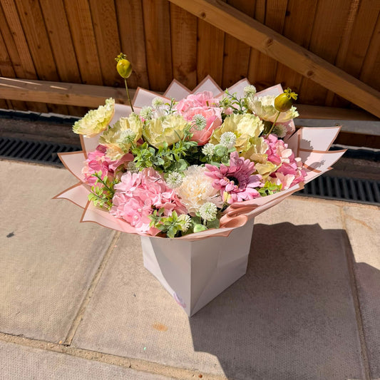 Cottage Blush Artificial Bouquet