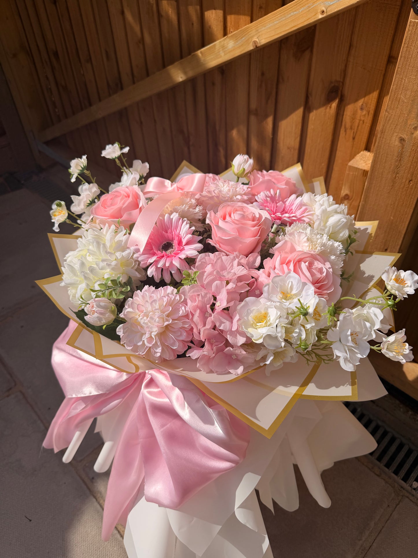 Blush & Ivory Artificial Bouquet