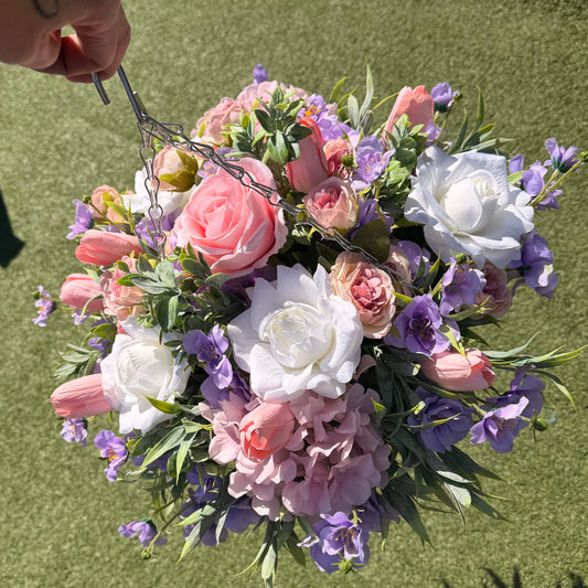 Special Offer – 2 x 12” Artificial Hanging Baskets (Save ££)