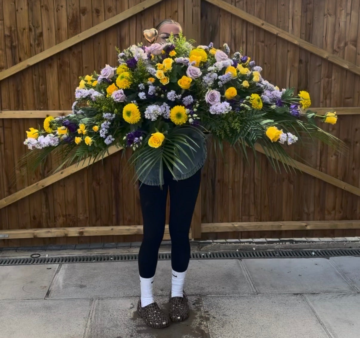 Coffin Spray Funeral Tribute
