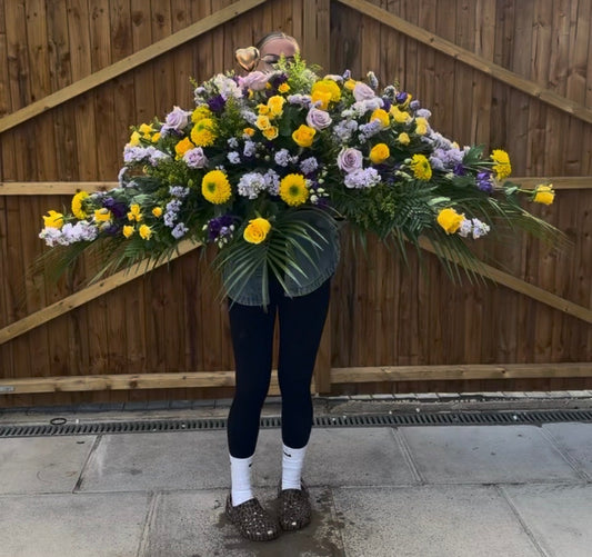 Coffin Spray Funeral Tribute