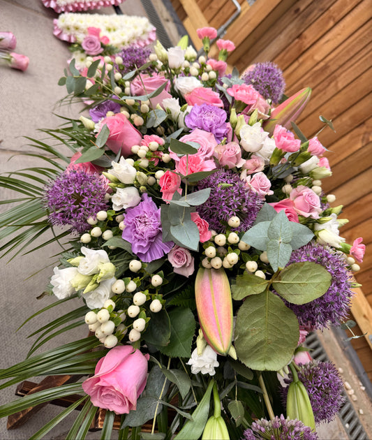 Coffin Spray Funeral Tribute